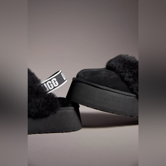 UGG Funkette Platform Slippers (Brand New, Never Worn, In Original Box) - Picture 3 of 6